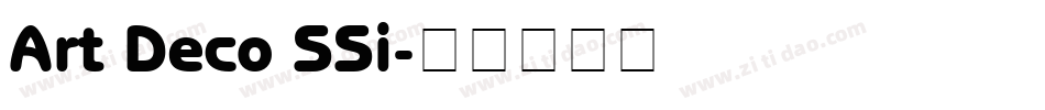 Art Deco SSi字体转换